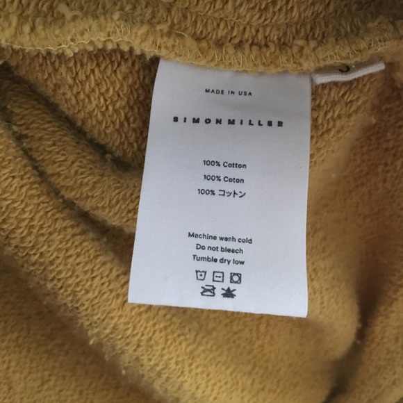 Simon Miller Mazunte Hoodie in Maize Yellow - Picture 6 of 8